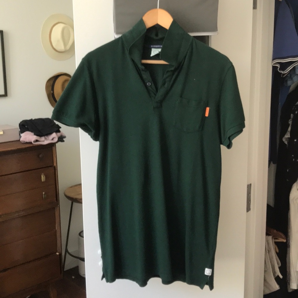 Scotch & Soda Large Green Polo Shirt